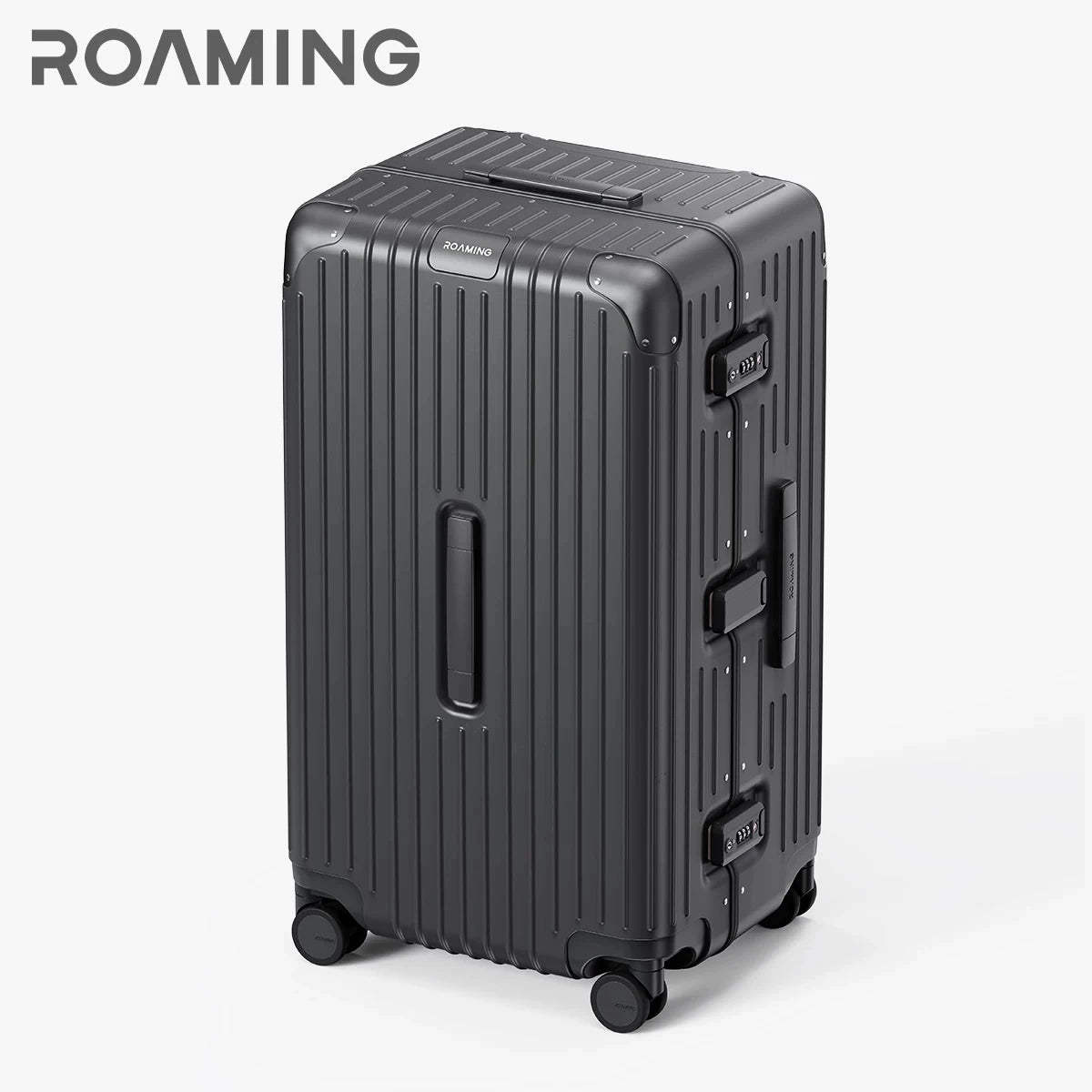 ROAMING Luxury Suitcase PC Material with Aluminum Alloy Frame TSA Lock Rolling Luggage Travel Large Capacity 20/24/26/28/30inch