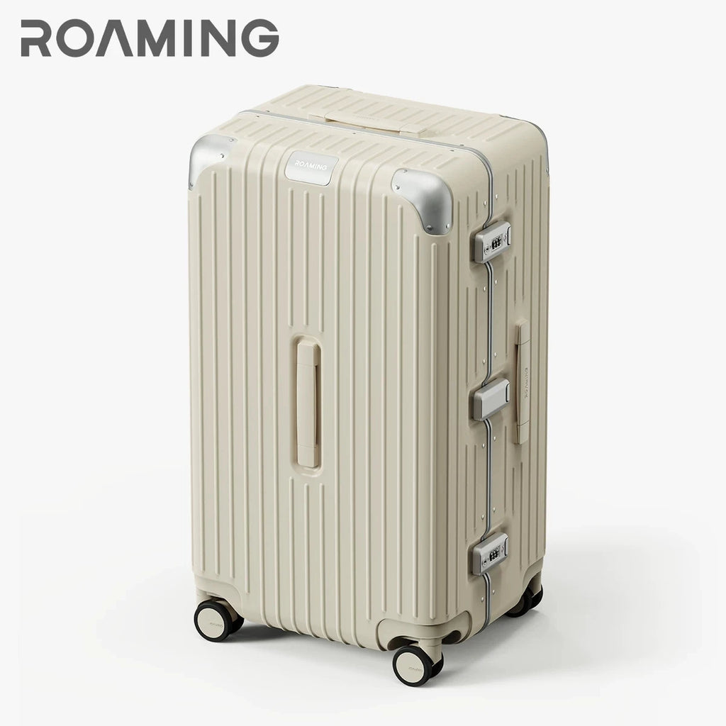 ROAMING Luxury Suitcase PC Material with Aluminum Alloy Frame TSA Lock Rolling Luggage Travel Large Capacity 20/24/26/28/30inch