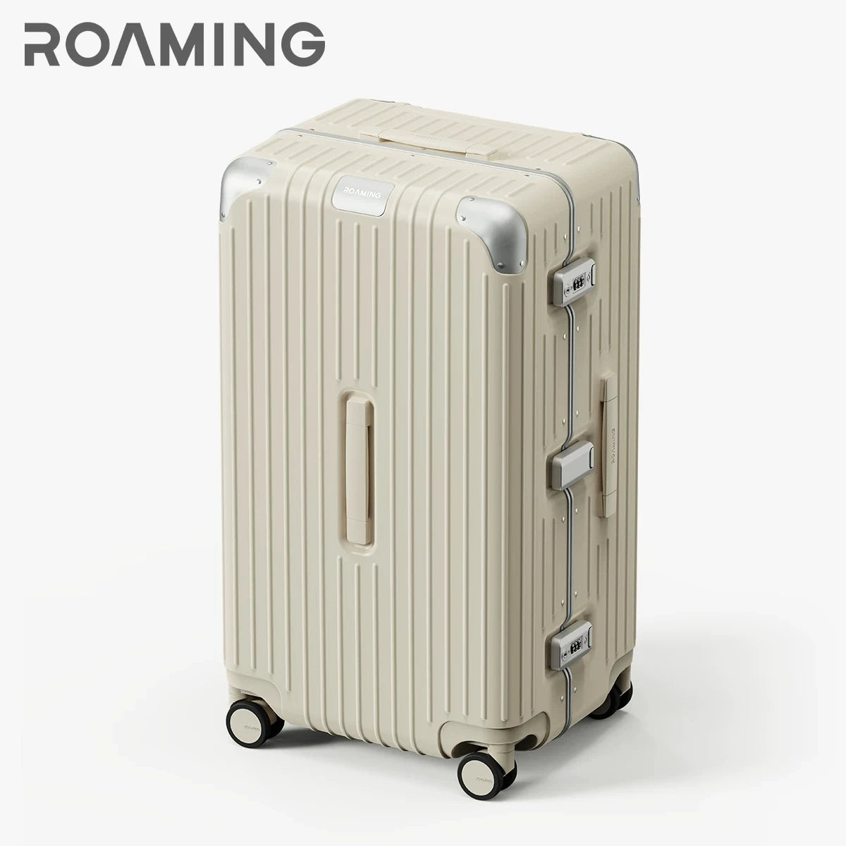 ROAMING Luxury Suitcase PC Material with Aluminum Alloy Frame TSA Lock Rolling Luggage Travel Large Capacity 20/24/26/28/30inch