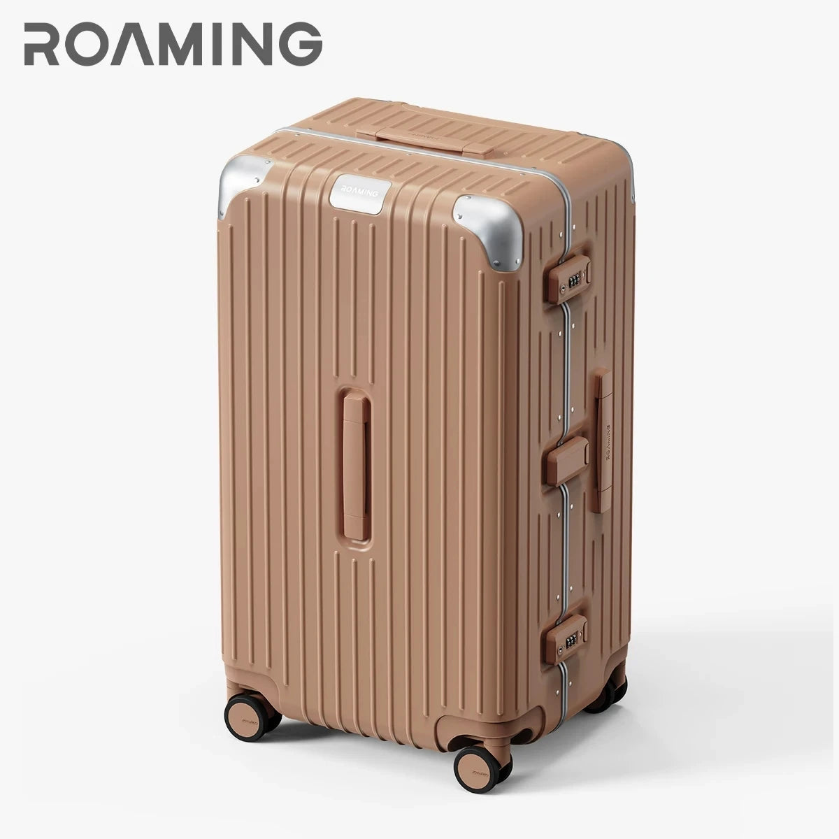 ROAMING Luxury Suitcase PC Material with Aluminum Alloy Frame TSA Lock Rolling Luggage Travel Large Capacity 20/24/26/28/30inch